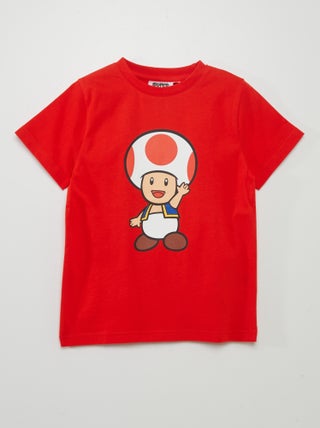 T-shirt 'Super-Mario' manches courtes