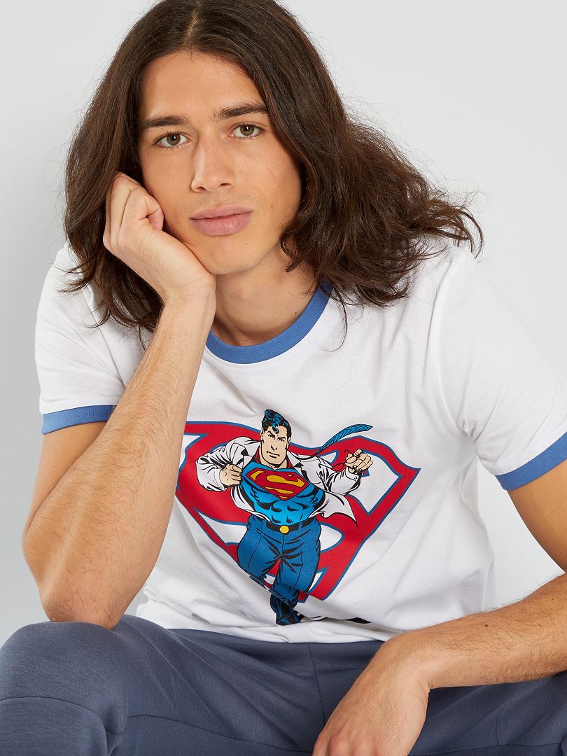 T-shirt 'Superman' blanc - Kiabi