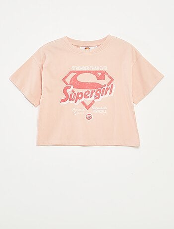 T-shirt 'Superman' 'DC Comics' à manches courtes imprimé recto/verso