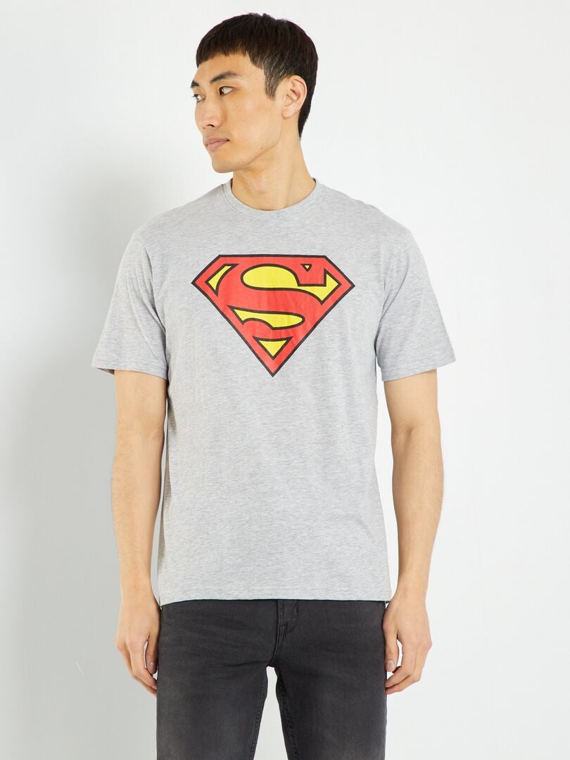 T-Shirt Superman Warner Bros Ufficiale - Maglietta DC Comics, Uomo, Classic Fit - Foto 3
