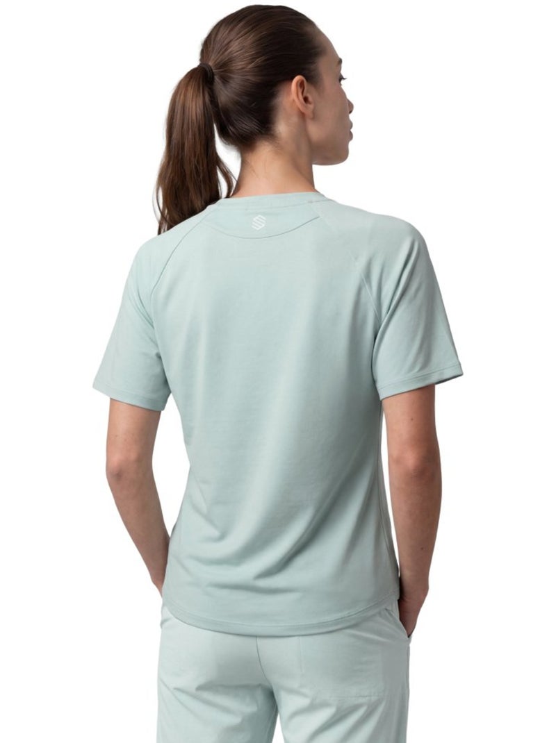T-shirt technique randonnée femme femme waterton-w Vert - Kiabi