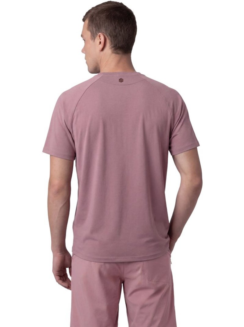 T-shirt technique randonnée homme homme waterton Rose - Kiabi
