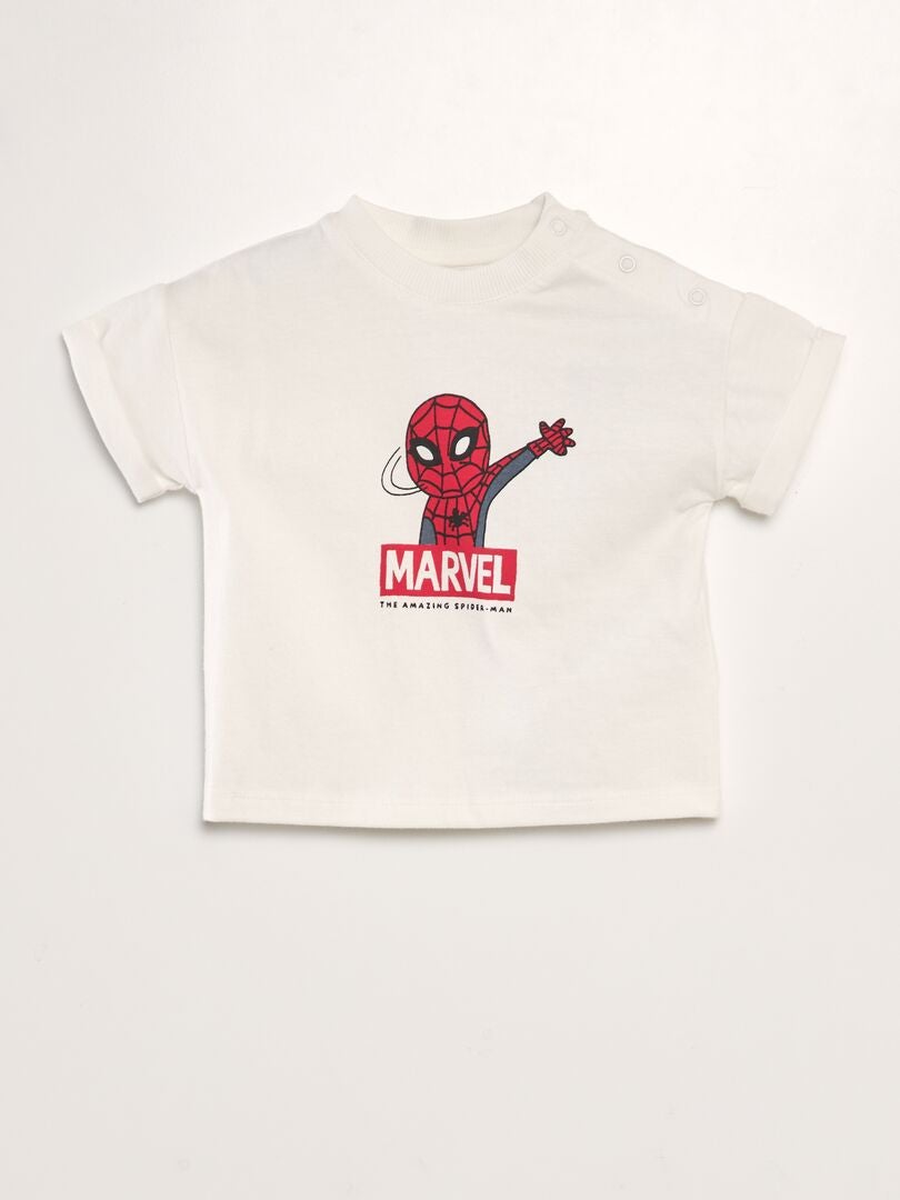 T-shirt 'The Amazing Spider-Man' van 'Marvel' WIT - Kiabi