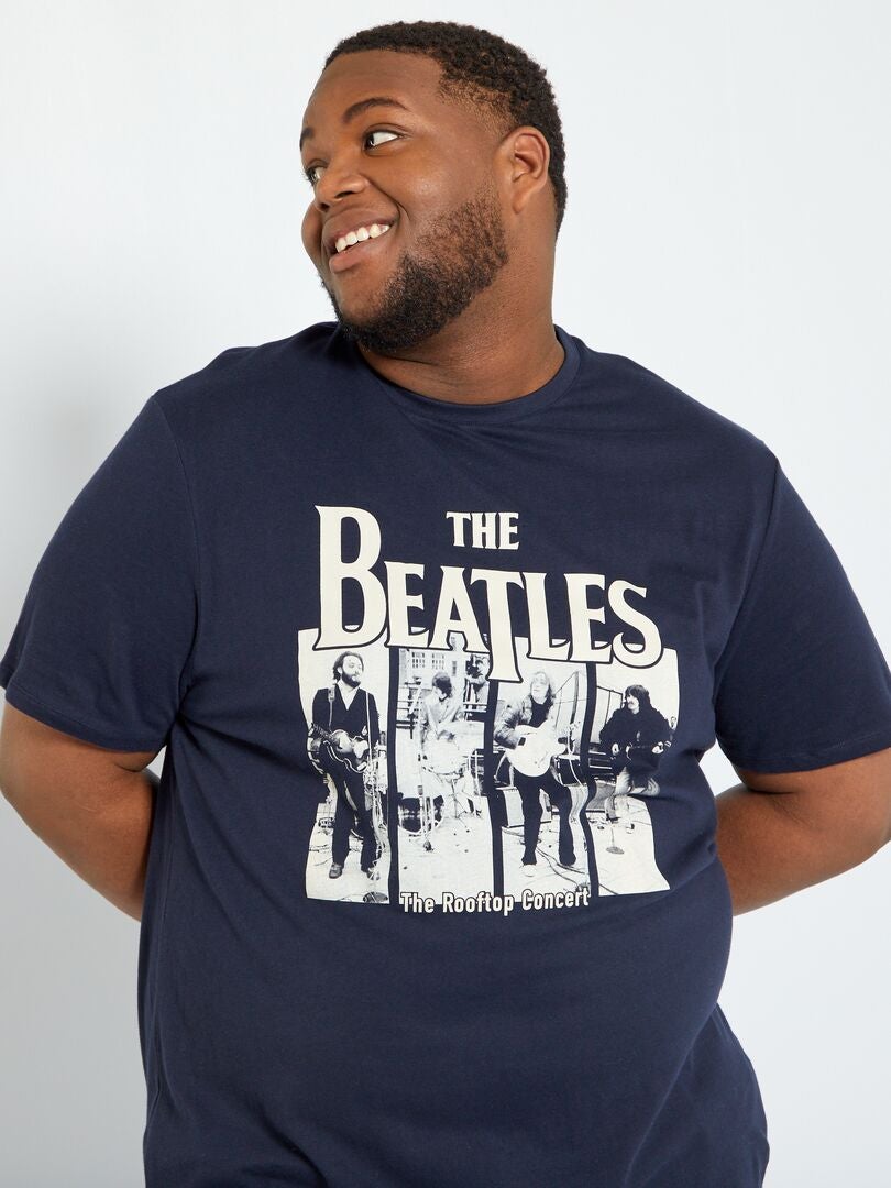 T-shirt 'The Beatles' en jersey Bleu - Kiabi