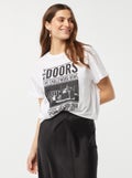 T-shirt 'The Doors' manches courtes Blanc - Kiabi