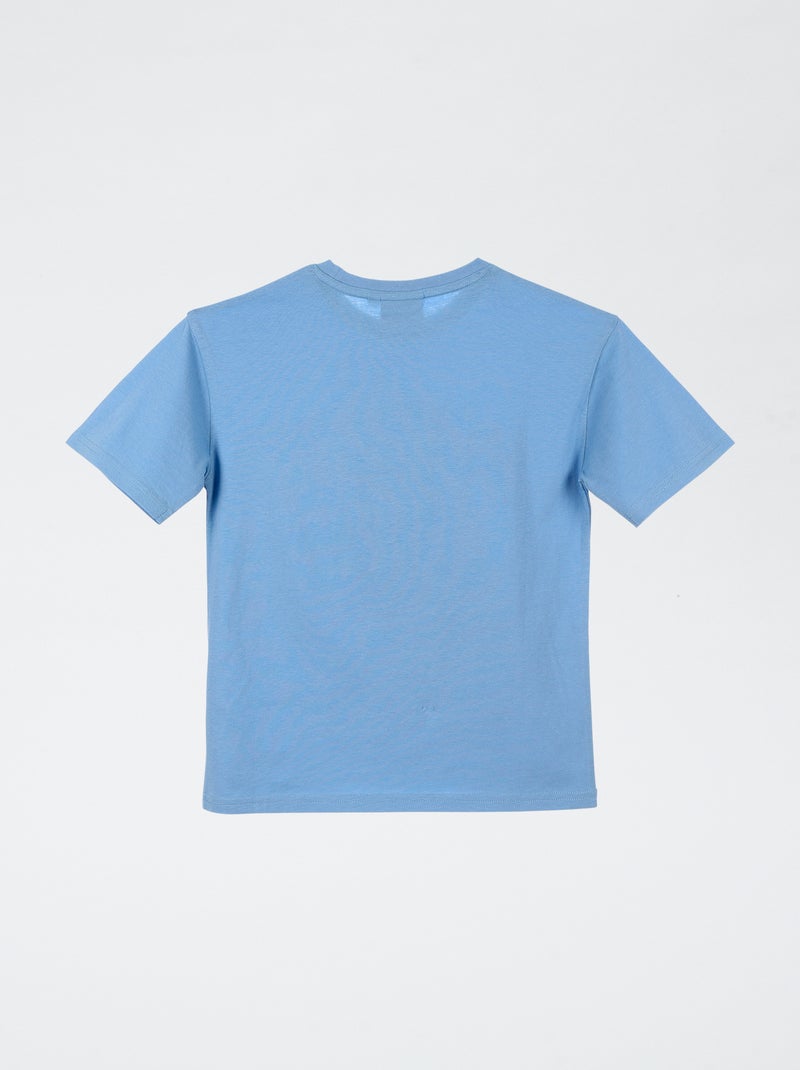 T-shirt 'The Rolling Stone' met korte mouwen Blauw - Kiabi