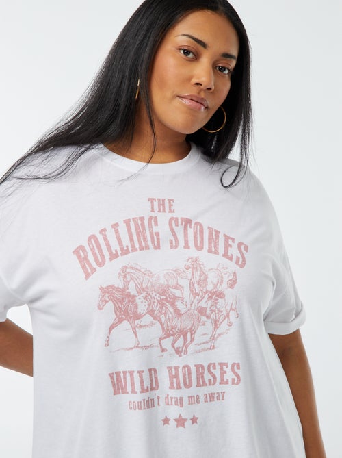 T-shirt 'The Rolling Stones' manches courtes - Kiabi