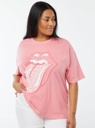 T-shirt 'The Rolling Stones' manches courtes