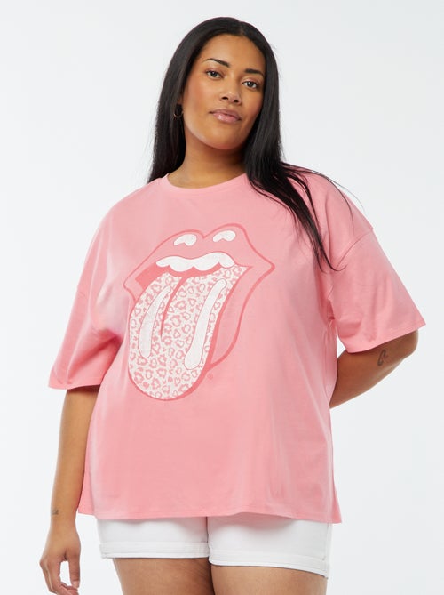T-shirt 'The Rolling Stones' manches courtes - Kiabi