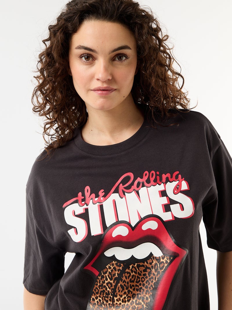 T-shirt 'The Rolling Stones' Zwart - Kiabi