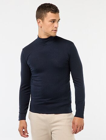 T-shirt thermique à col montant