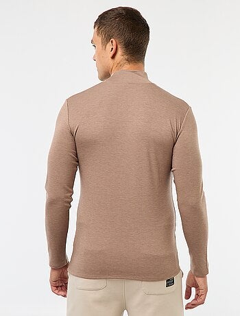 T-shirt thermique à col montant