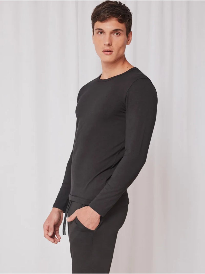 T-shirt thermique intérieure pour homme Noir - Kiabi