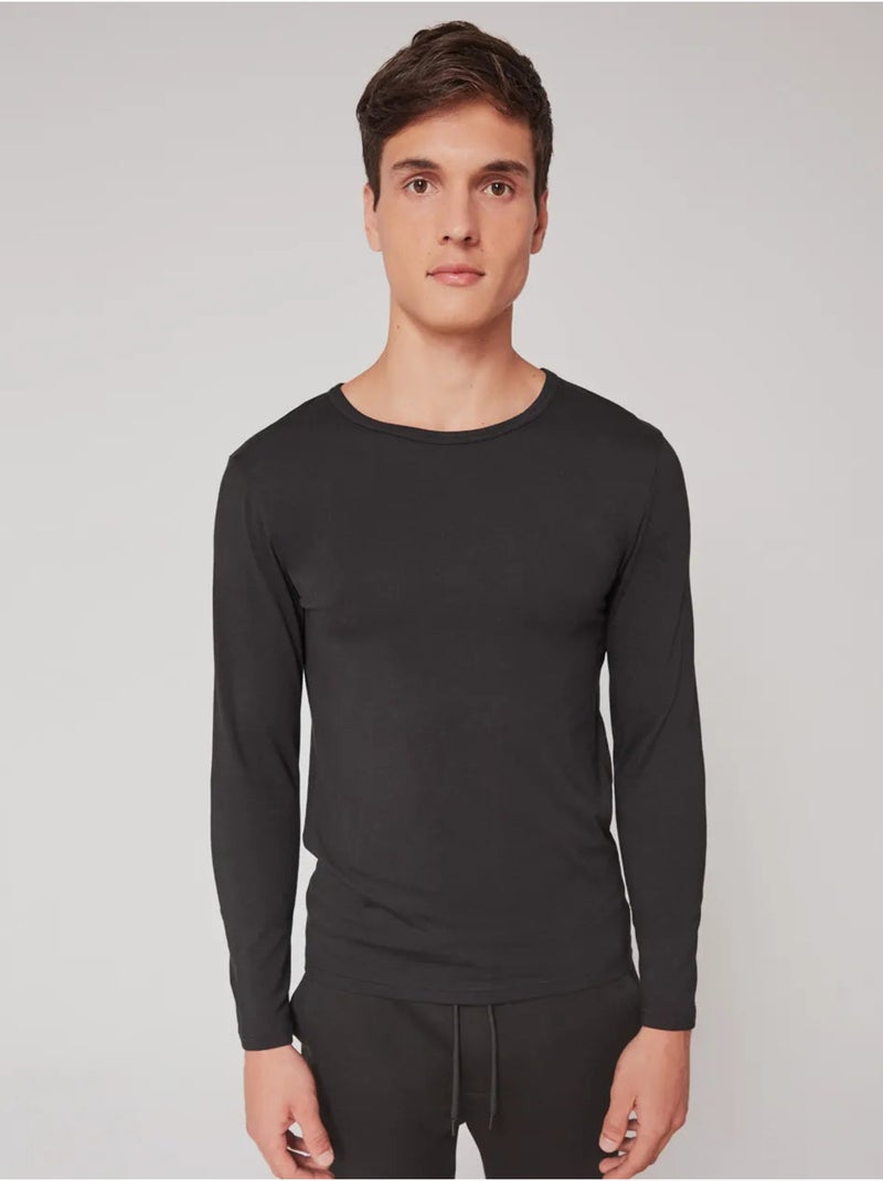T-shirt thermique intérieure pour homme Noir - Kiabi
