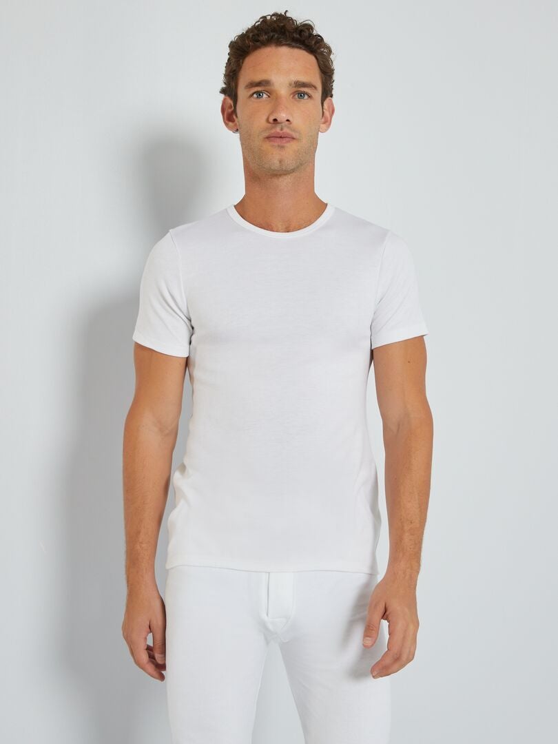 T-shirt thermorégulant 'Hekla par Lemahieu' blanc - Kiabi