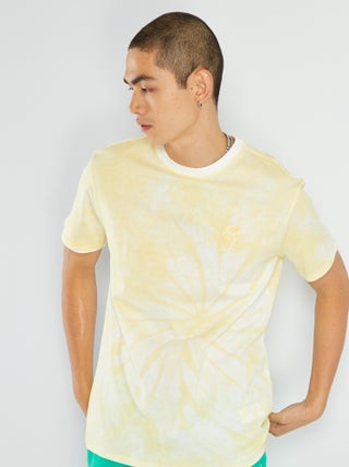 T-shirt tie and dye en jersey