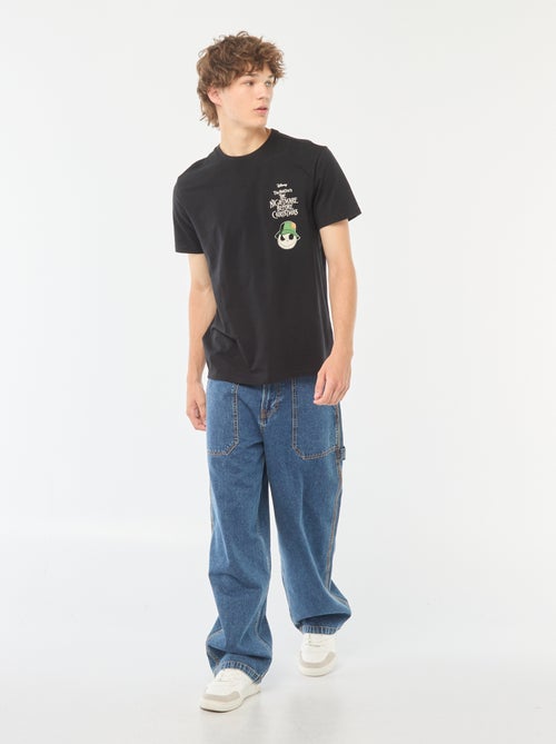 T-shirt 'Tim Burton' 'Disney' à manches courtes - Kiabi