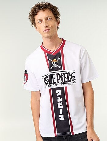 T-shirt type sport 'One Piece' 'Luffy' à manches courtes