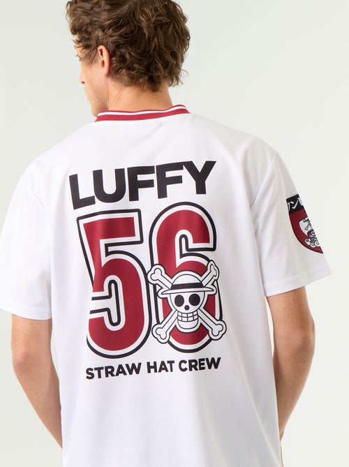 T-shirt type sport 'One Piece' 'Luffy' à manches courtes - Kiabi T-shirt type sport 'One Piece' 'Luffy' à manches courtes - Kiabi
