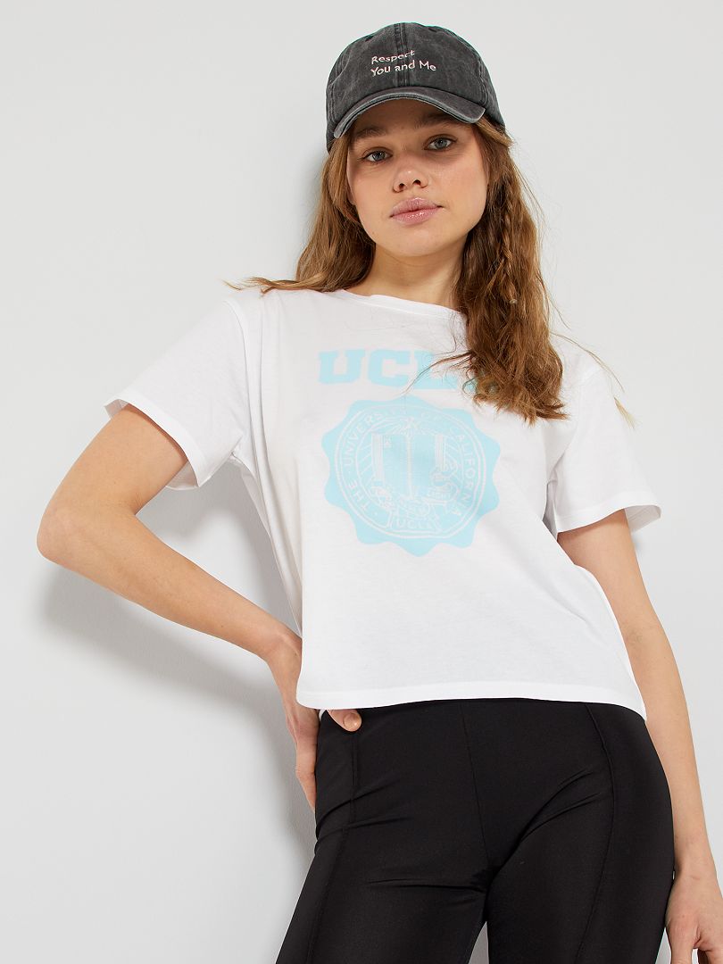 T-shirt 'UCLA' wit - Kiabi