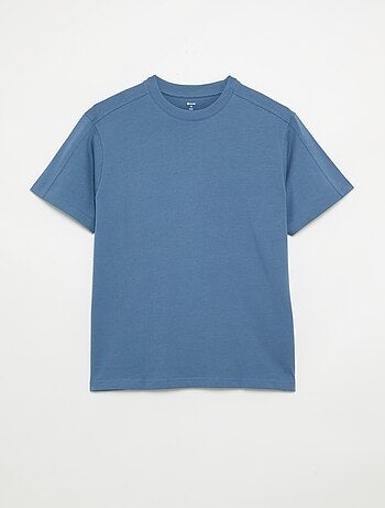 T-shirt homme uni à col rond