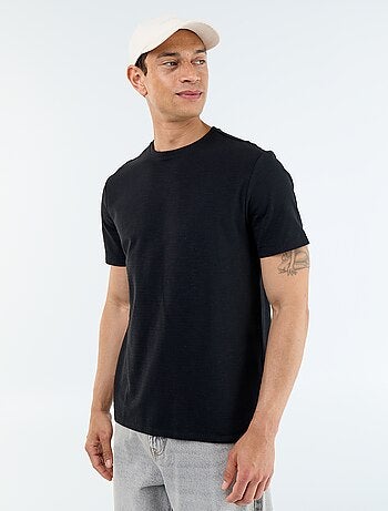 T-shirt uni à col rond homme