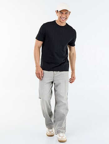 T-shirt uni à col rond homme