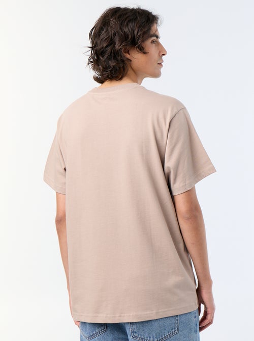 T-shirt uni à col rond pour homme - Kiabi