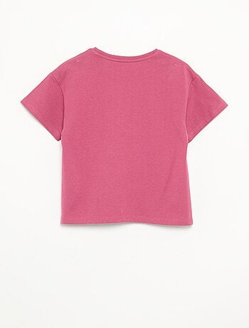 T-shirt uni à manches courtes enfant - Kiabi