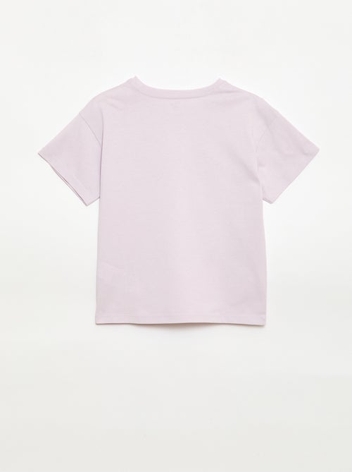 T-shirt uni 'Disney' 'Minnie' en coton - Kiabi