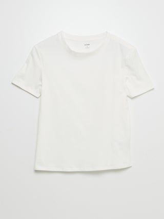 T-shirt uni en coton - So Easy