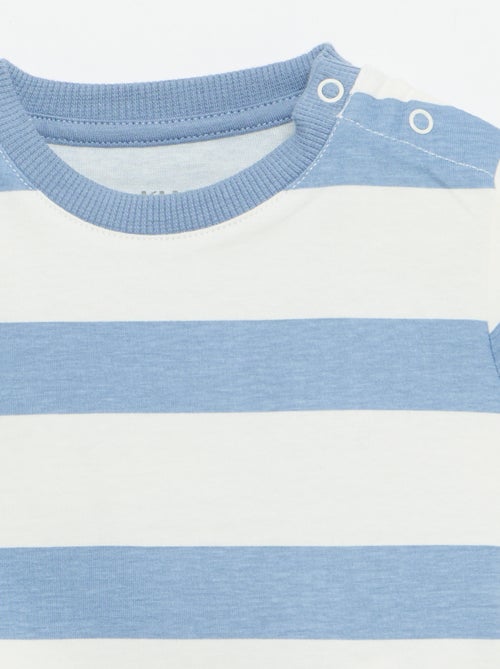 T-shirt uni en jersey coton - Kiabi