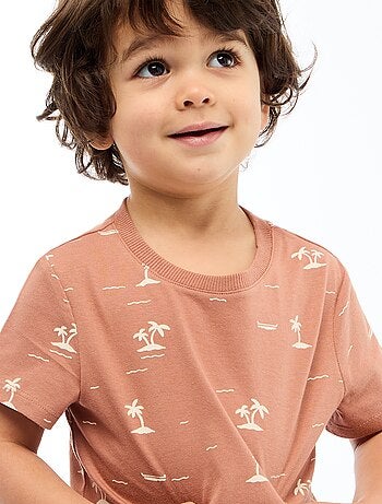 T-shirt uni en jersey coton