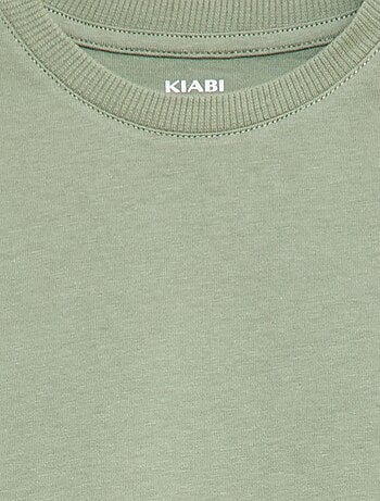 T-shirt uni en jersey coton