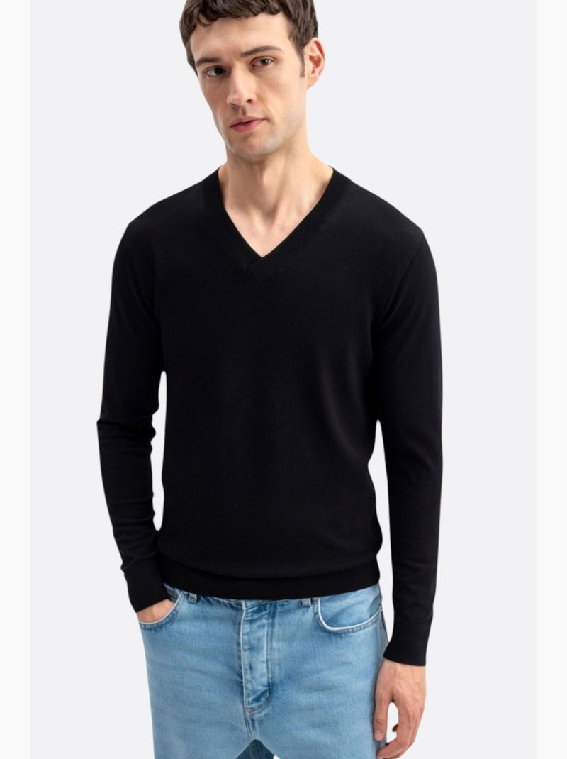 T-shirt uni giesto Noir - Kiabi