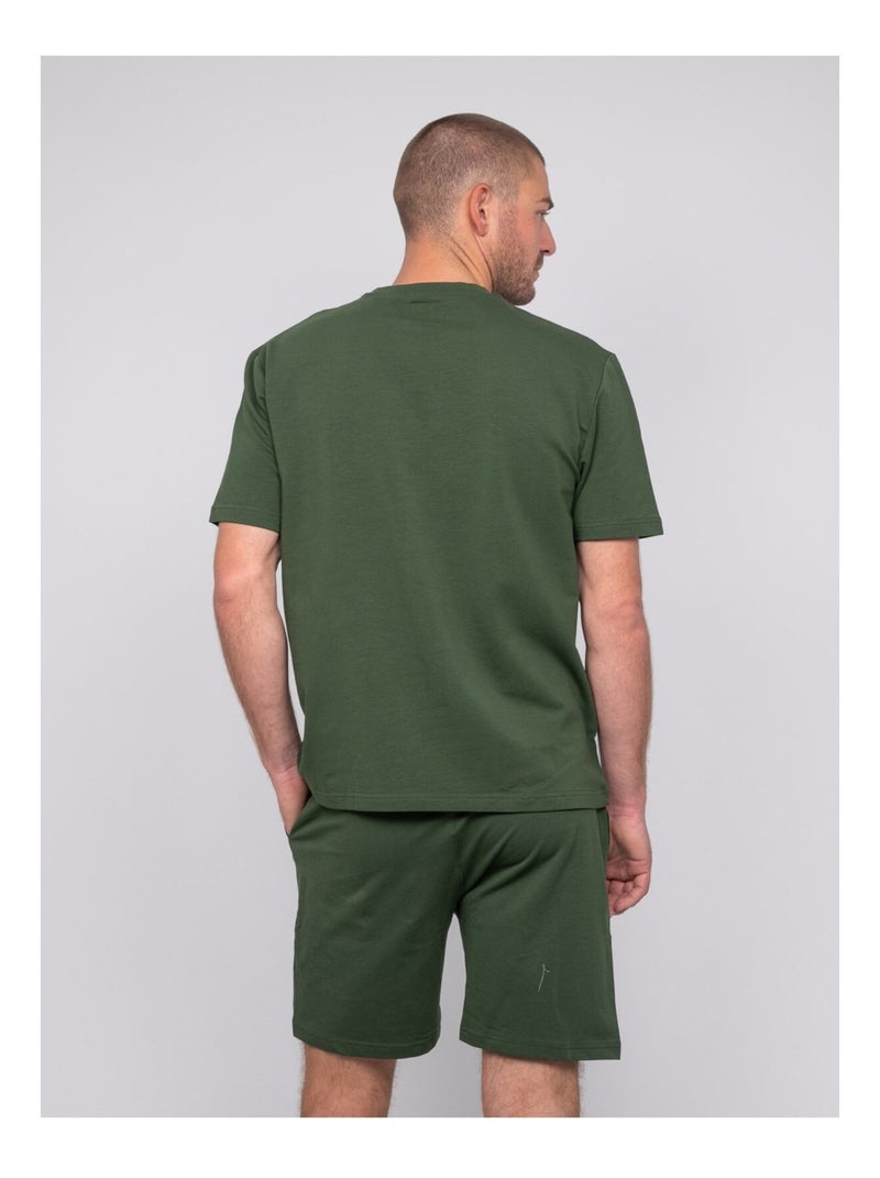 T-shirt uni nimy Kaki - Kiabi