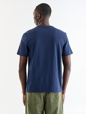 T-shirt uni à col rond homme