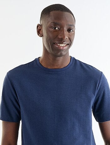 T-shirt uni à col rond homme