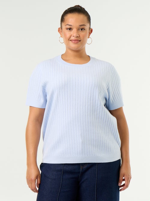 T-shirt van ajourbreisel - Kiabi T-shirt van ajourbreisel - Kiabi