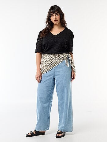 T-shirt van ajourkanten