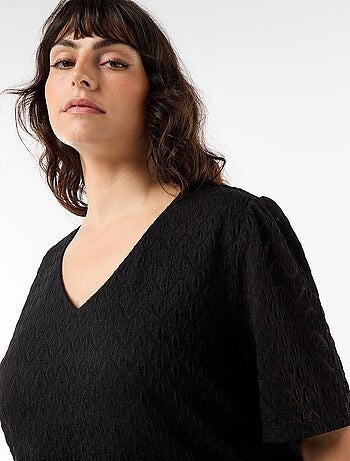 T-shirt van ajourkanten