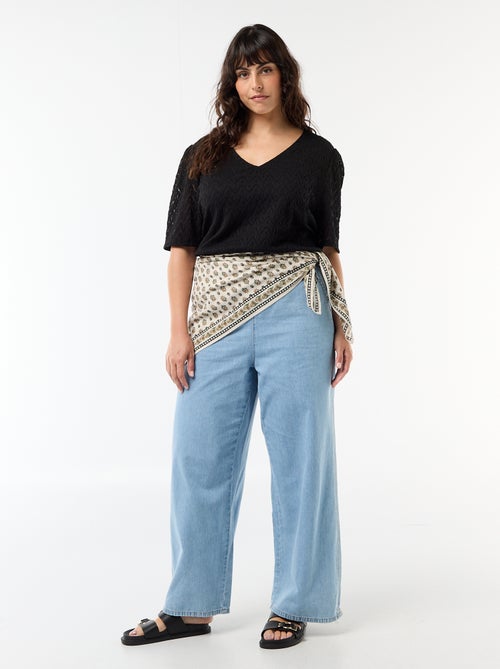 T-shirt van ajourkanten - Kiabi