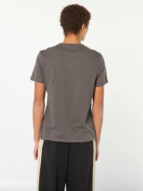 T-shirt van bedrukt katoen met korte mouwen - Kiabi