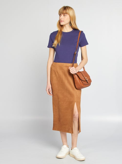 T-shirt van dik katoen - Kiabi