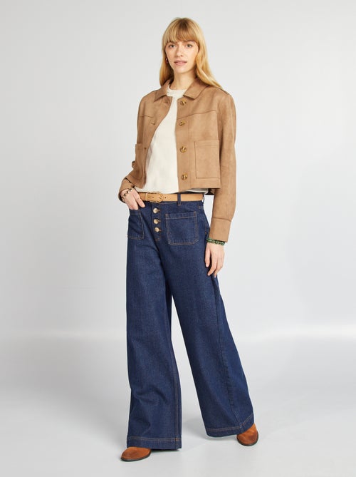 T-shirt van dik katoen - Kiabi