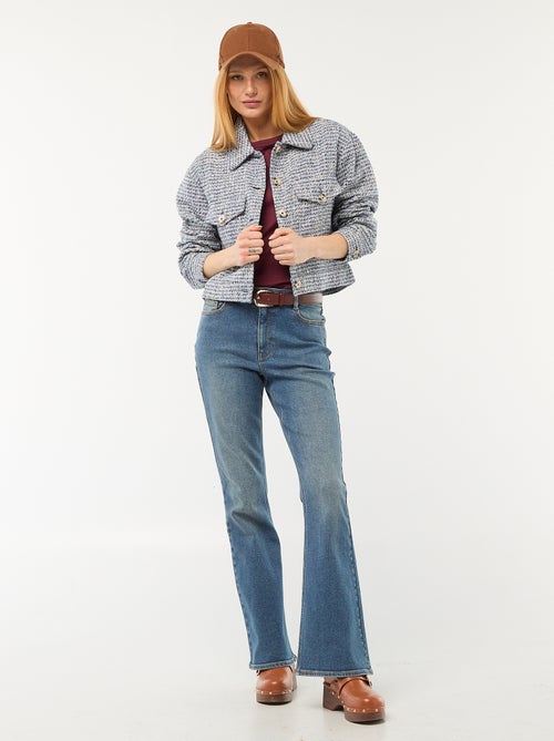 T-shirt van dik katoen - Kiabi T-shirt van dik katoen - Kiabi