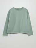 T-shirt van dikke jersey - Tough Cotton GROEN - Kiabi