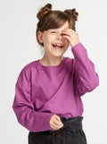 T-shirt van dikke jersey - Tough Cotton PAARS - Kiabi