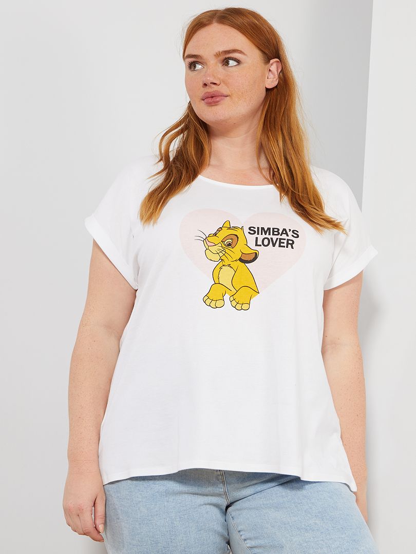 T-shirt van 'Disney' WIT Simba - Kiabi