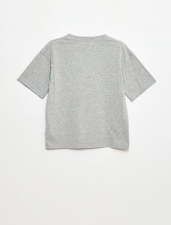 T-shirt van effen katoen 'Nintendo' 'Mario'